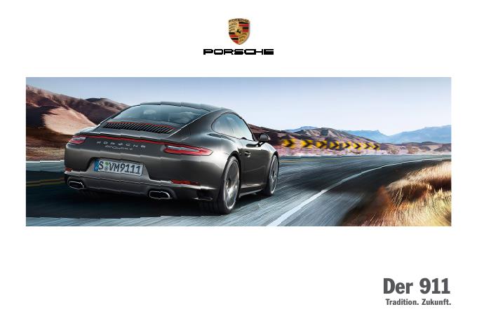Рекламный буклет Porsche 991 Mk II D